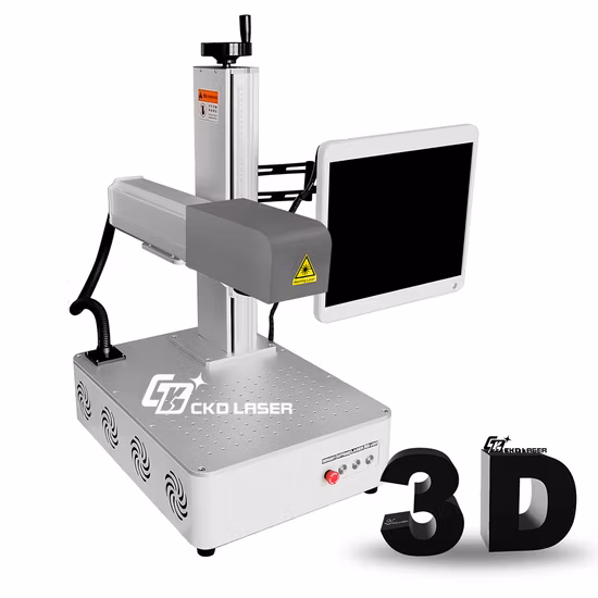 금속 조각 메달 동굴 구호 금 절단을 위한 2D/2.5D/3D 50/60/100W 섬유 레이저 마킹 머신
